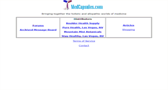 Desktop Screenshot of medcapsules.com